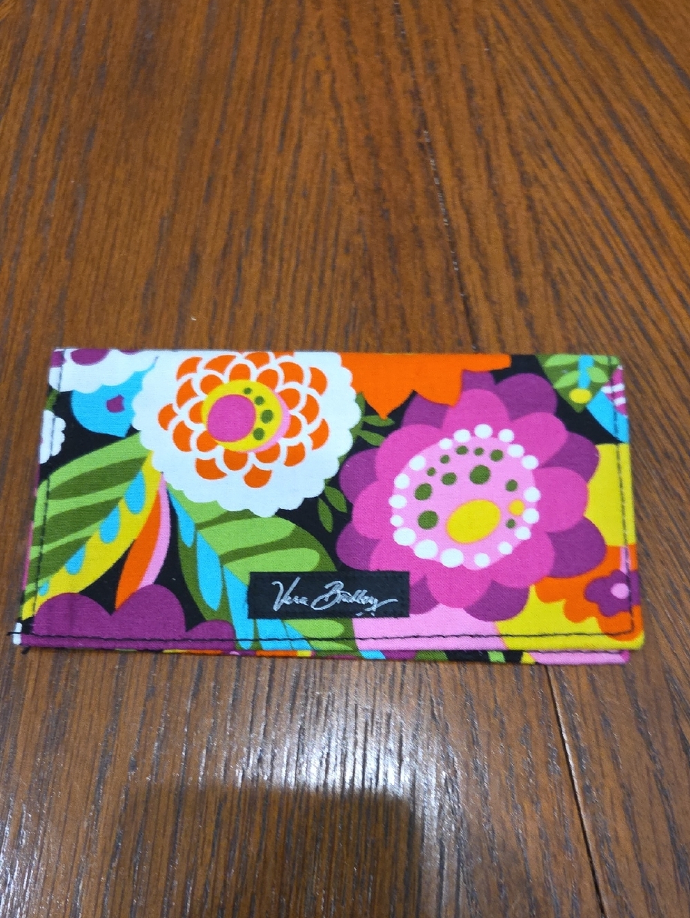 Vera Bradley Bright Multi Floral Checkbook Cover